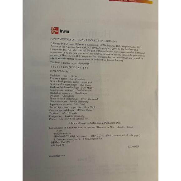 Fundamentals of Human Resources Management Text Book - Picture 5 of 7